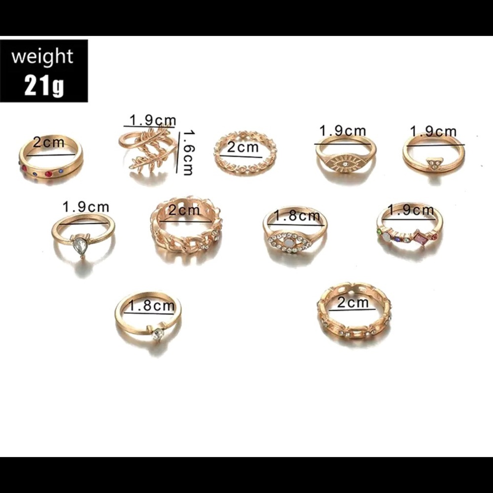 Boho Midi Rings - Picture 3 of 3